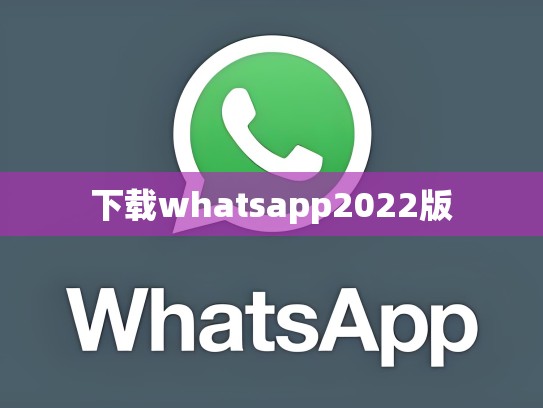下载whatsapp2022版