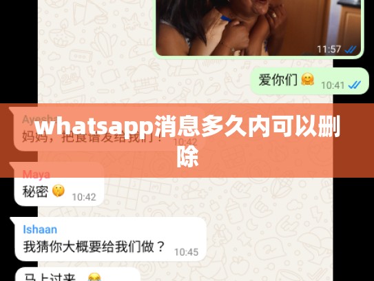 whatsapp消息多久内可以删除