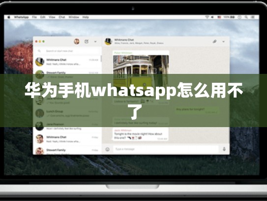 华为手机whatsapp怎么用不了