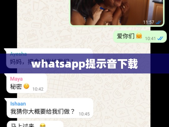 whatsapp提示音下载