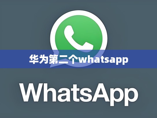 华为第二个whatsapp