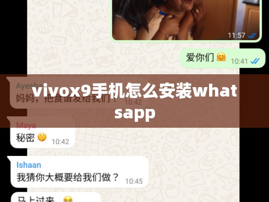 vivox9手机怎么安装whatsapp