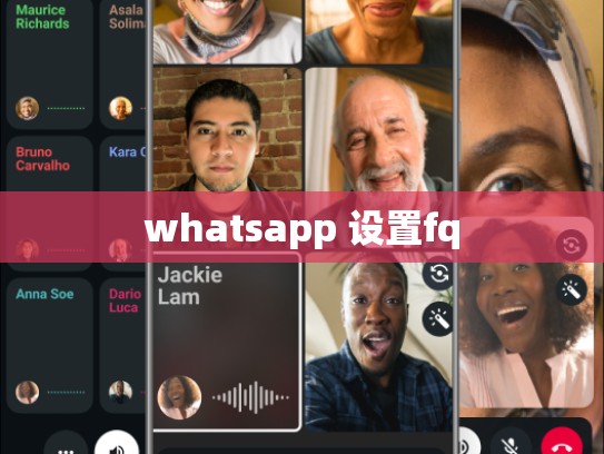 whatsapp 设置fq