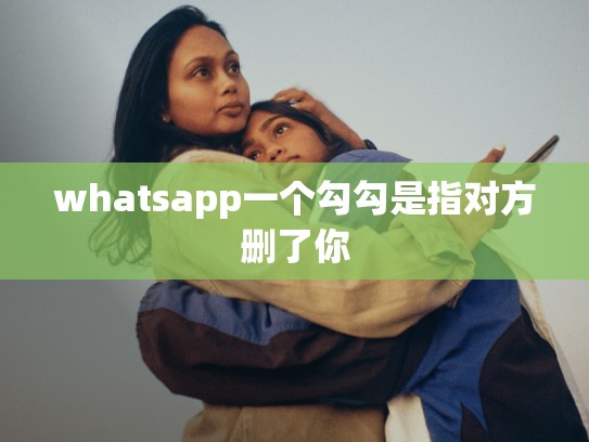 whatsapp一个勾勾是指对方删了你