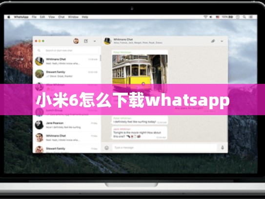 小米6怎么下载whatsapp