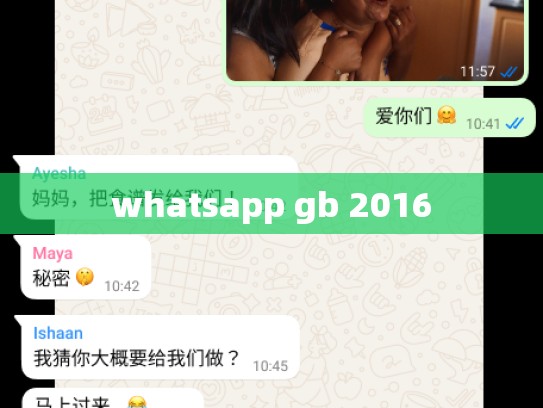 whatsapp gb 2016