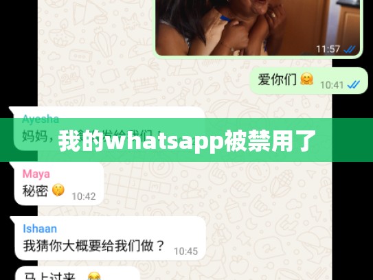 我的whatsapp被禁用了
