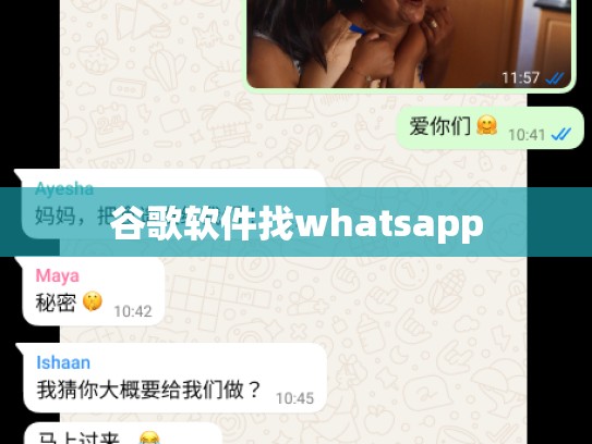 谷歌软件找whatsapp