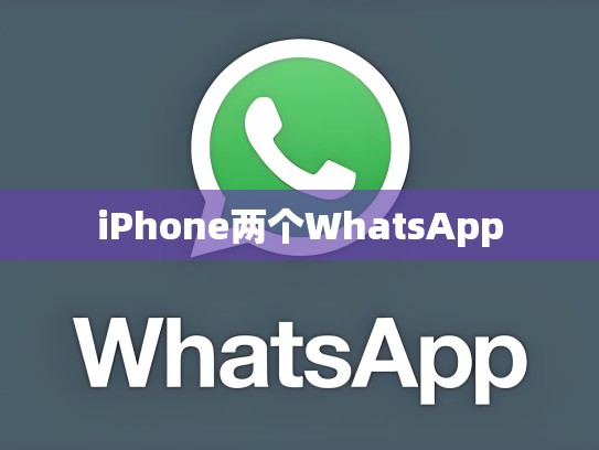 iPhone两个WhatsApp