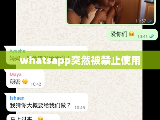 whatsapp突然被禁止使用