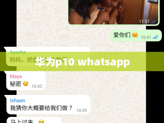 华为p10 whatsapp