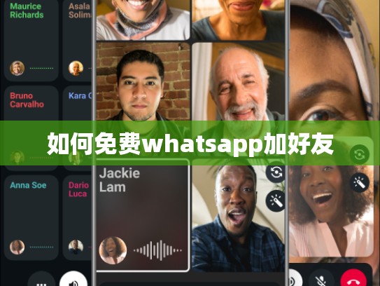 如何免费whatsapp加好友