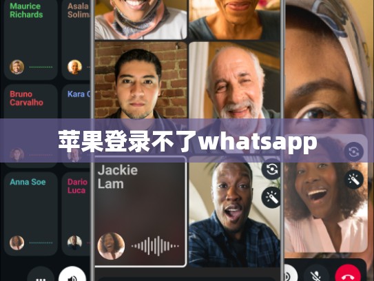 苹果登录不了whatsapp