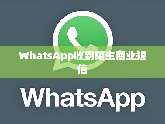 WhatsApp收到陌生商业短信