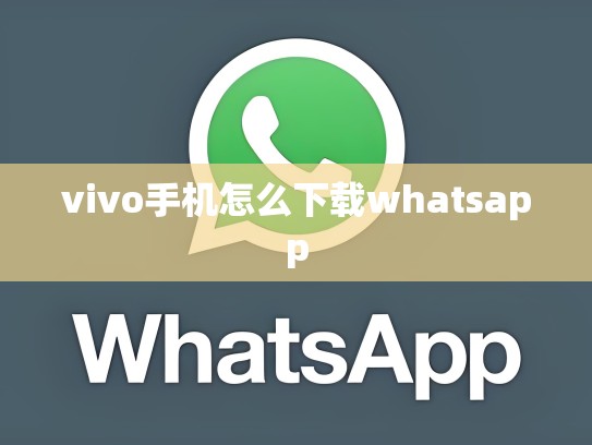 vivo手机怎么下载whatsapp