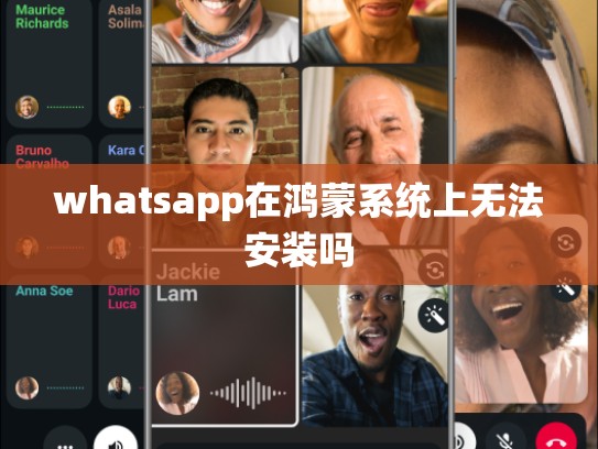 whatsapp在鸿蒙系统上无法安装吗