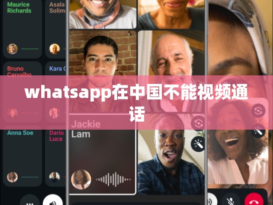 whatsapp在中国不能视频通话