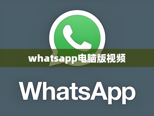 whatsapp电脑版视频