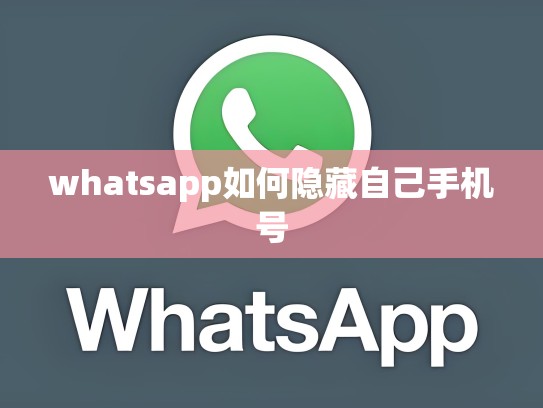 whatsapp如何隐藏自己手机号