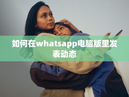 如何在whatsapp电脑版里发表动态