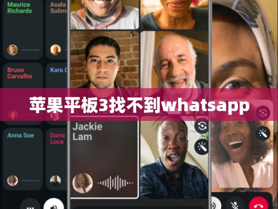 苹果平板3找不到whatsapp