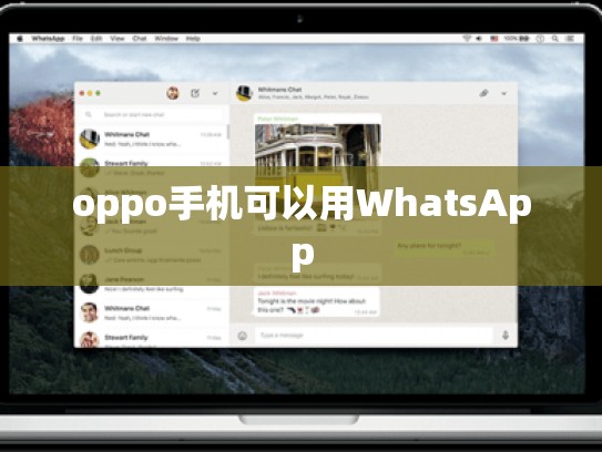 oppo手机可以用WhatsApp