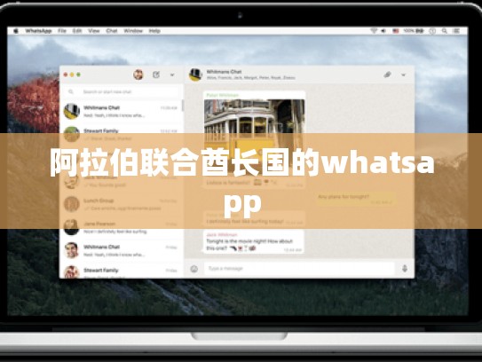 阿拉伯联合酋长国的whatsapp