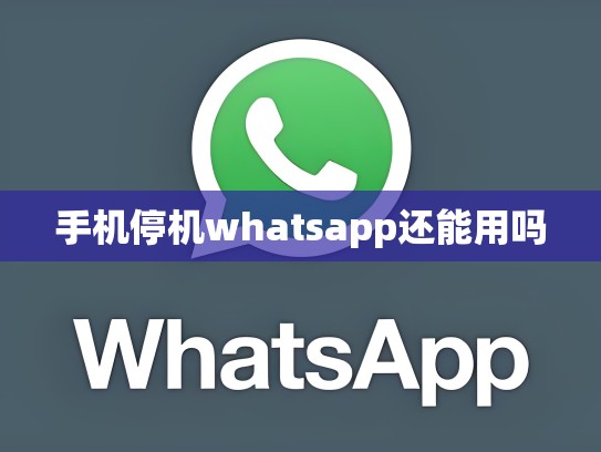 手机停机whatsapp还能用吗