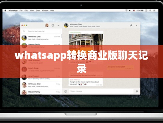 whatsapp转换商业版聊天记录