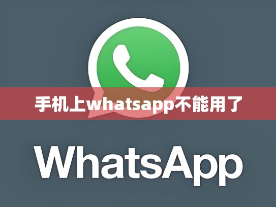 手机上whatsapp不能用了