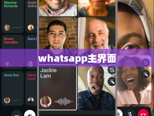 whatsapp主界面
