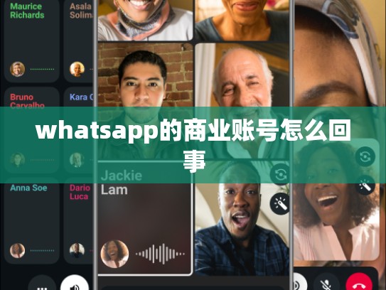 whatsapp的商业账号怎么回事