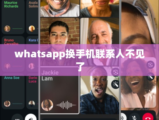 whatsapp换手机联系人不见了